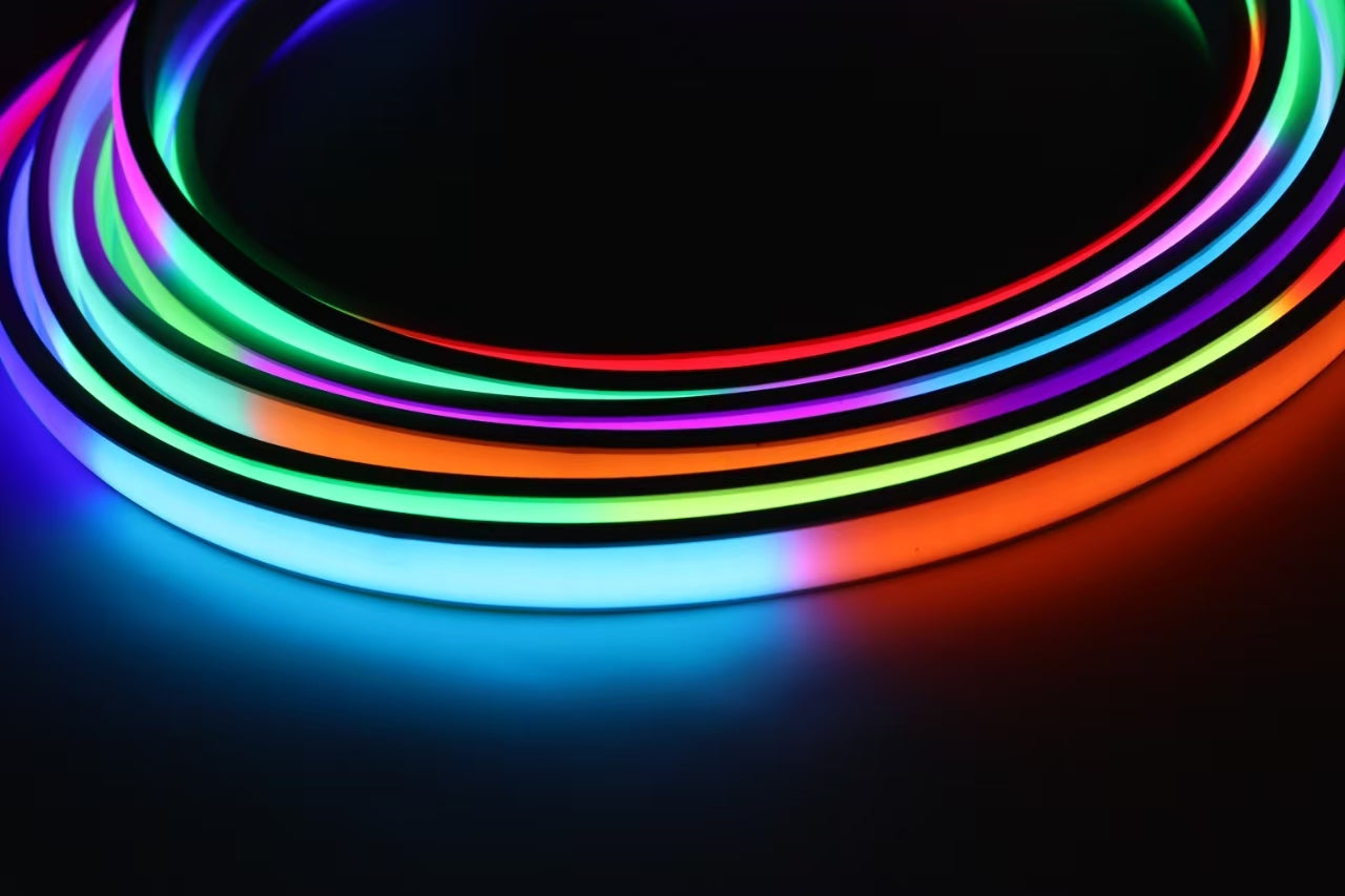 24V DC COB RGB IC COB Neon Strip, 5m/Roll