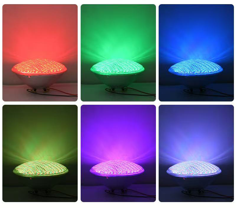 PAR 56 RGB LED Poollicht aus Echtglas 12 Volt 13 Watt