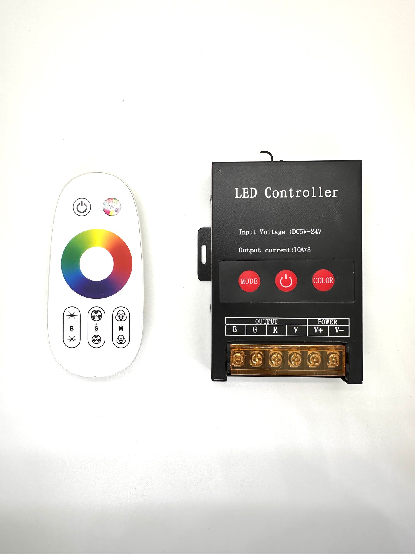 AHULighting LED-Controller für Pool-Unterwasserspots und LED-Streifen, steuerbar per App und Fernbedienung, 5–24V DC