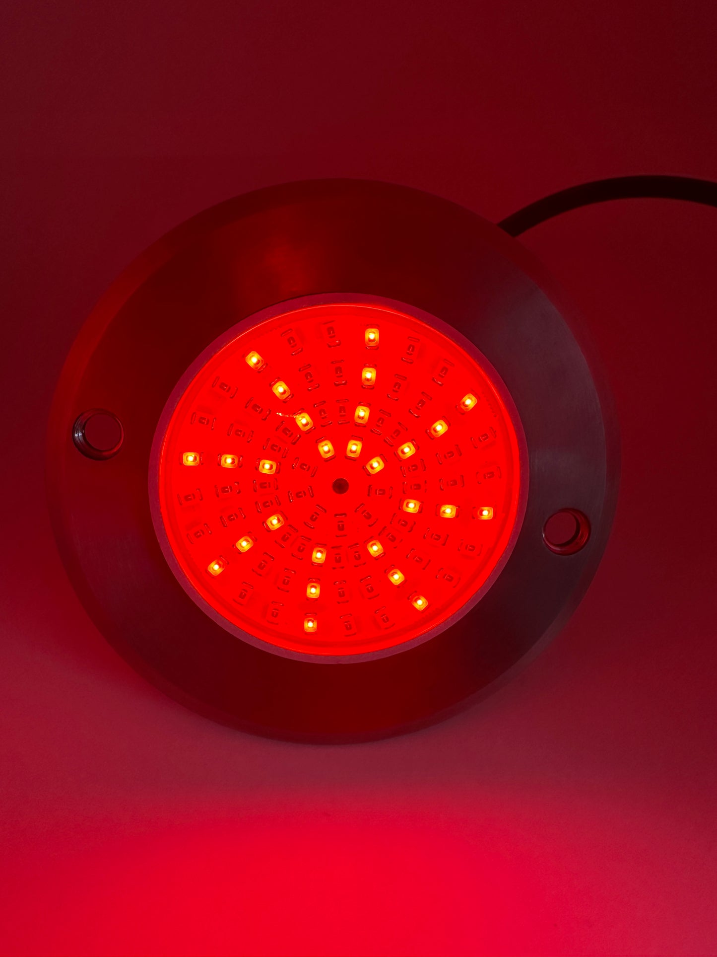 Unterwasser-Poollicht "AHU LUX" – 12V/9W Edelstahl-Design IP68