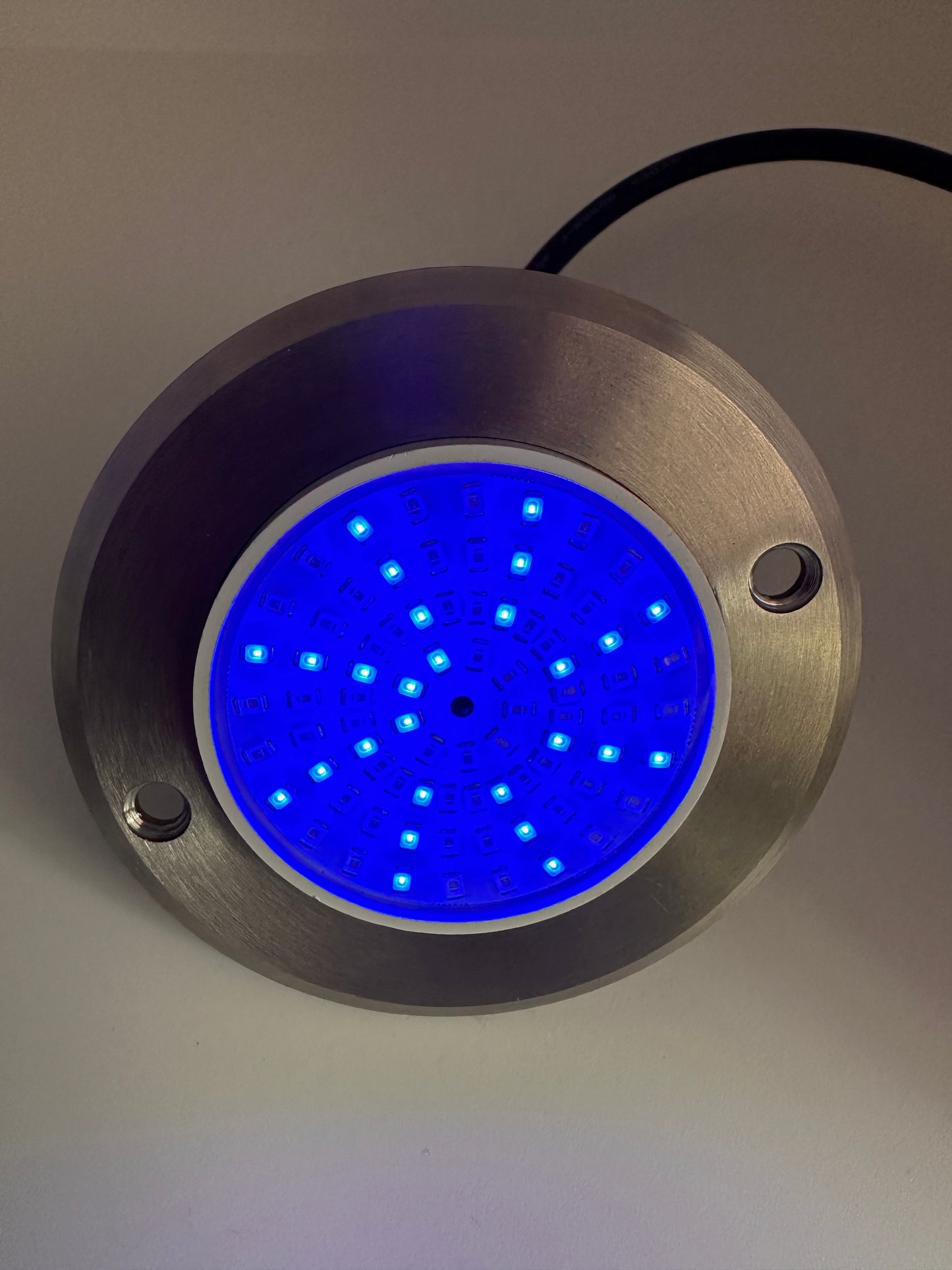 Unterwasser-Poollicht "AHU LUX" – 12V/9W Edelstahl-Design IP68