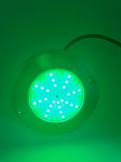Unterwasser-Poollicht "AHU LUX" – 12V/9W Edelstahl-Design IP68