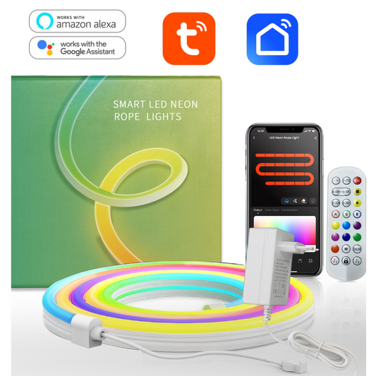Tuya APP Smart RGBIC Neon COB LED Streifen Kit IP65 – Flexibel für kreative Beleuchtung