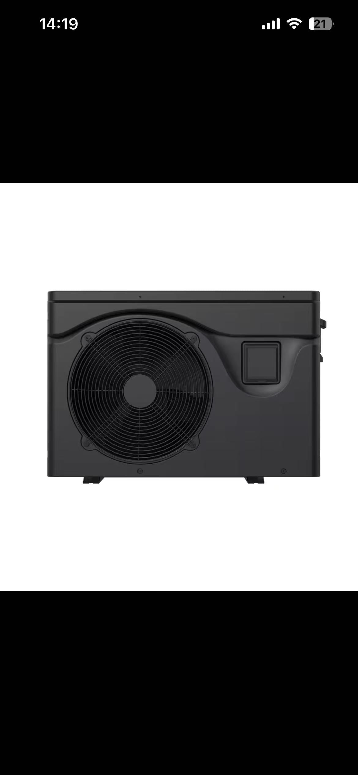 230 Volt Smart Inverter Pool-Wärmepumpe 0-8 KW, Betrieb bis -15 °C Poolheizung bis +43 °C mit Auto-Boost und Kühlfunktion. WLAN und App