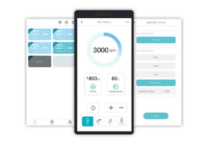 App-Steuerung AHULighting Poolpumpe – WLAN Echtzeit-Überwachung Smartphone